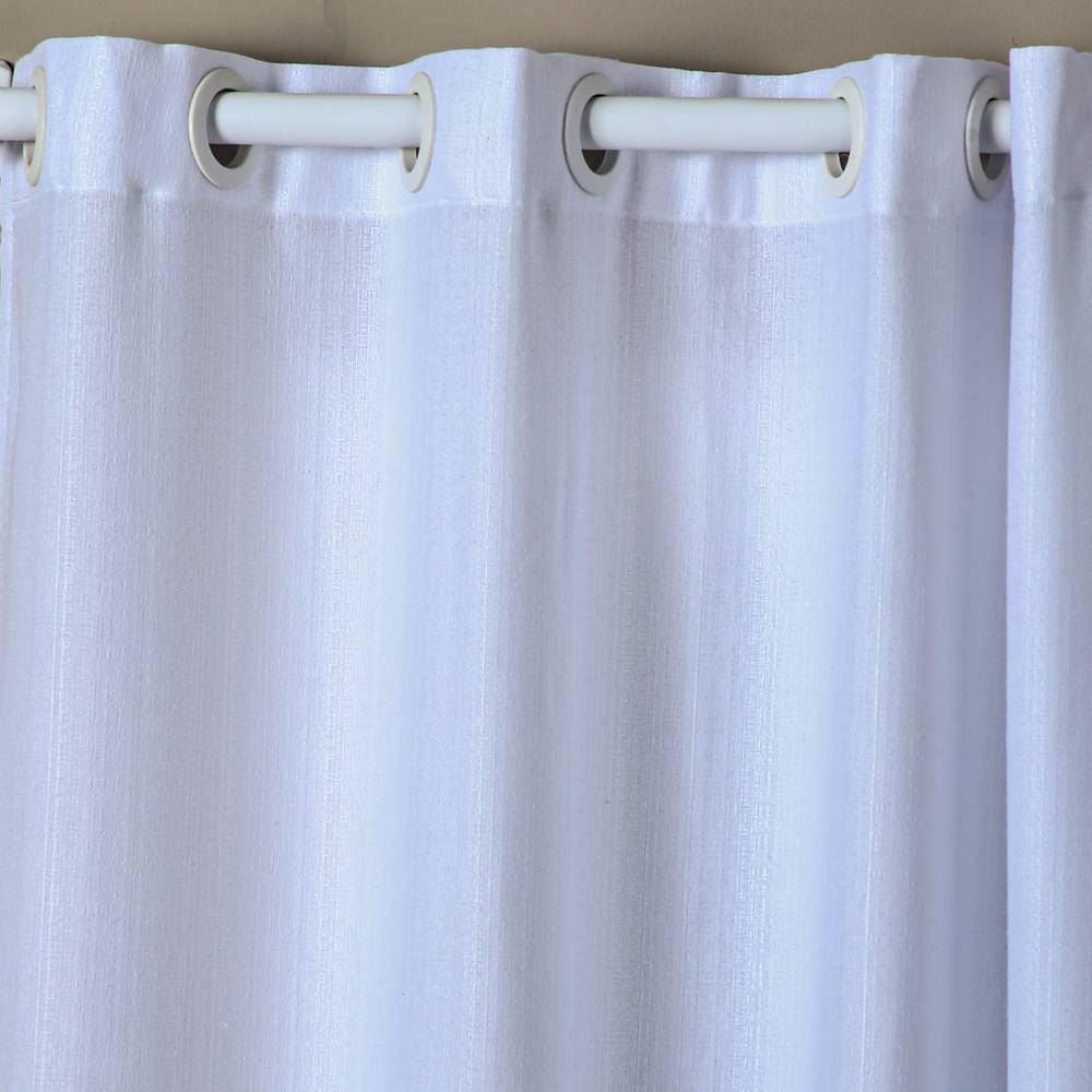 Cortina Veneza Para Quarto E Sala 2,60X2,30 M Rústica Havan Casa - Branco