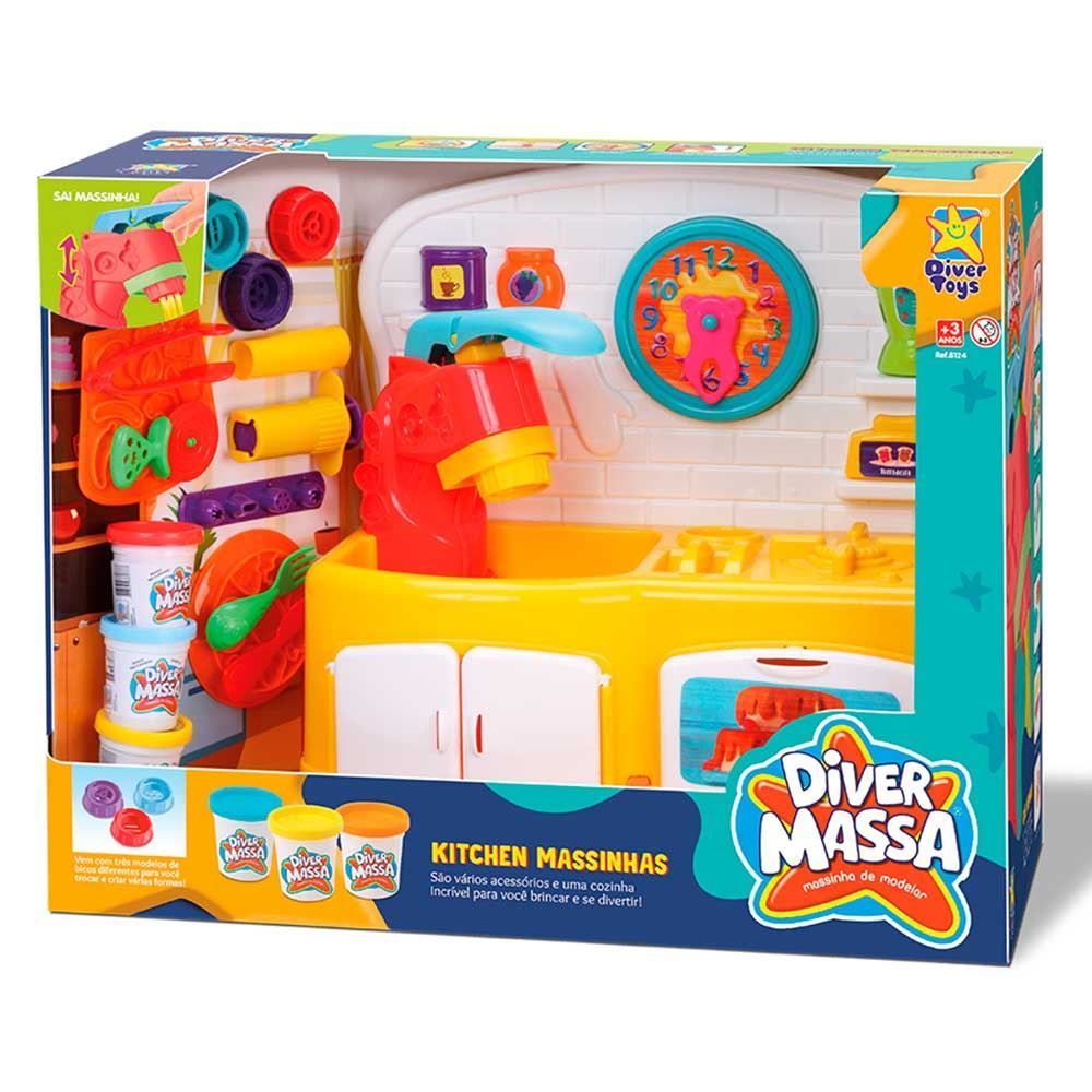 Cozinha Kitchen Massinha Diver Toys - 8124