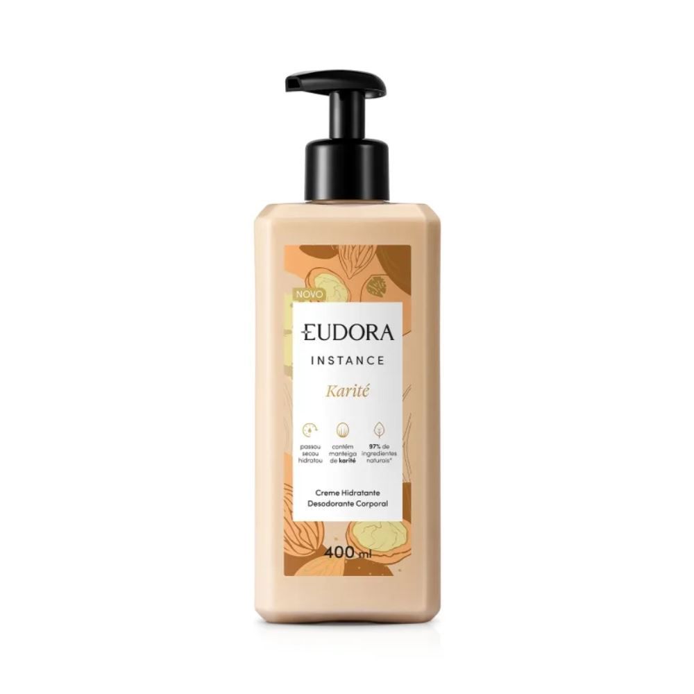 Creme Hidratante Corporal Instance Karité Eudora - 400ml