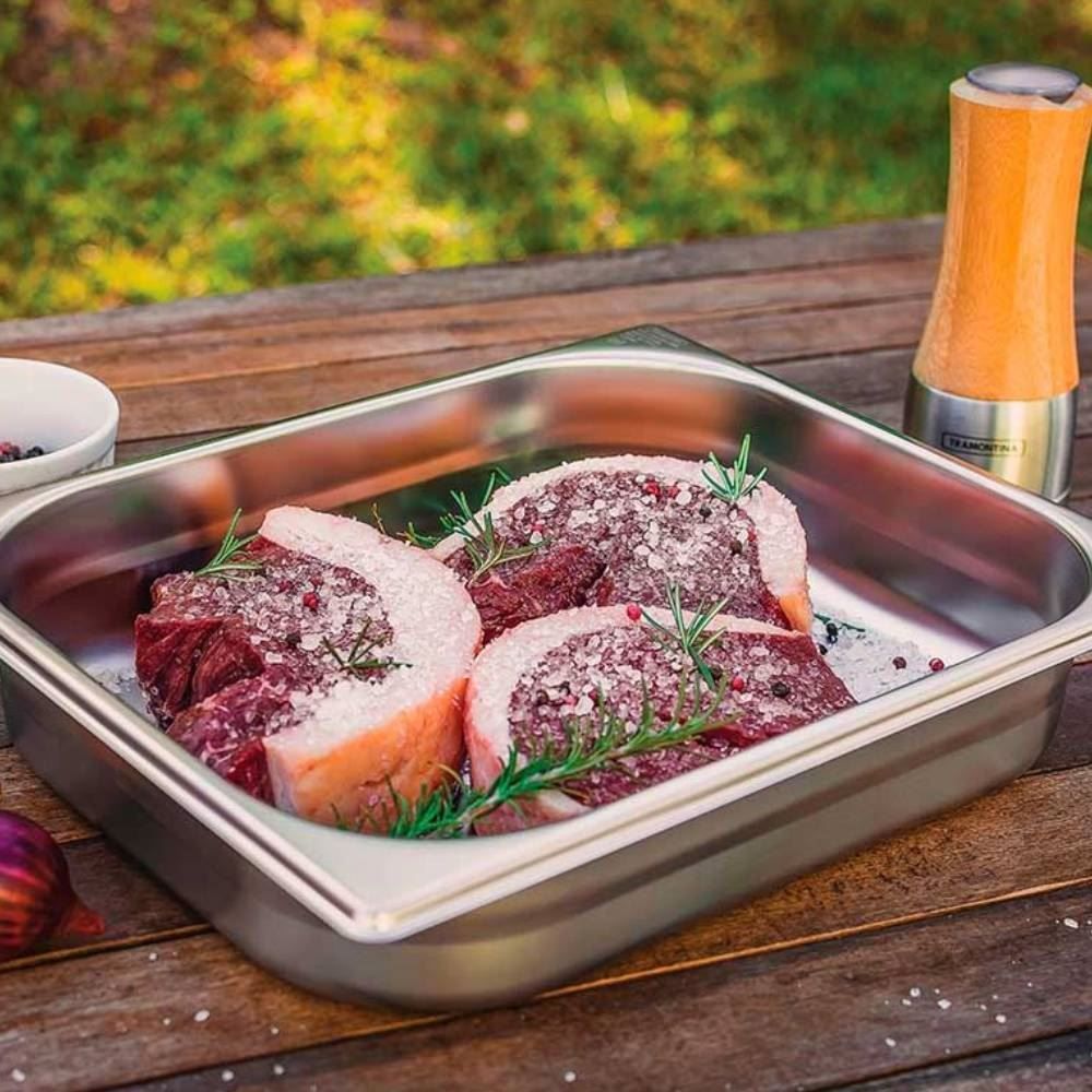 Cuba Aço Inox 1/2 Sem Alças 65Mm Tramontina - 61053/063