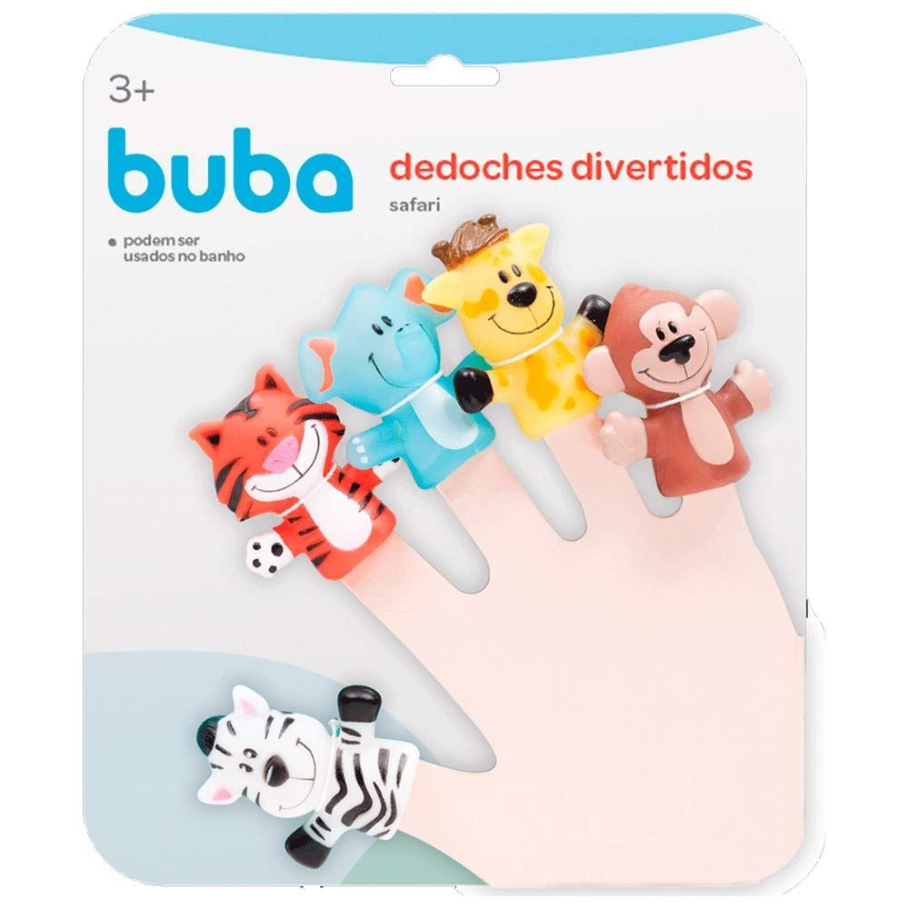 Dedoches Divertidos Safari Buba - 5 peças
