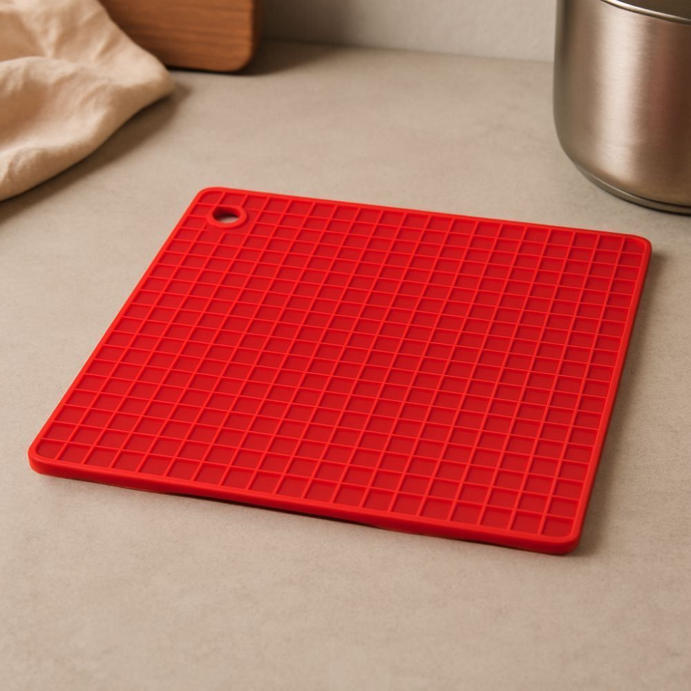 Descanso De Panela De Silicone Basic Havan Casa - Vermelho