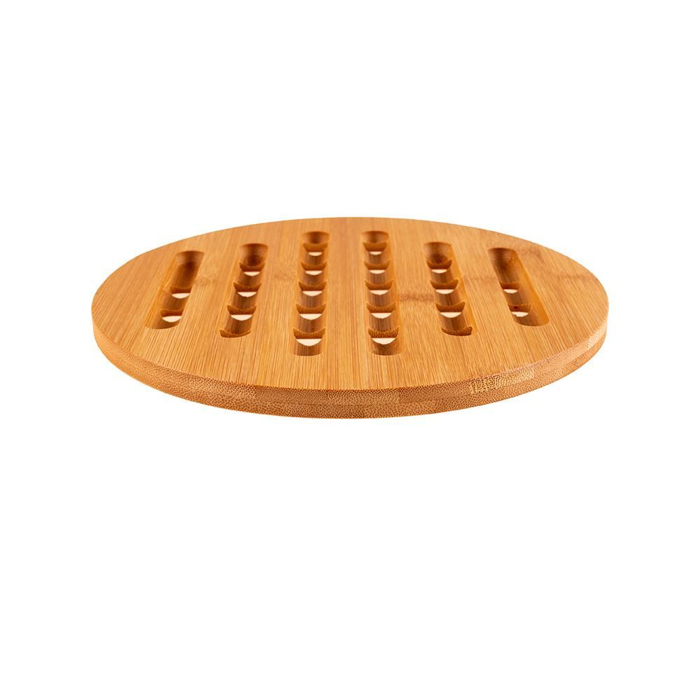 Descanso De Panela Redondo 19,5X0,9Cm Finecasa - Bambu