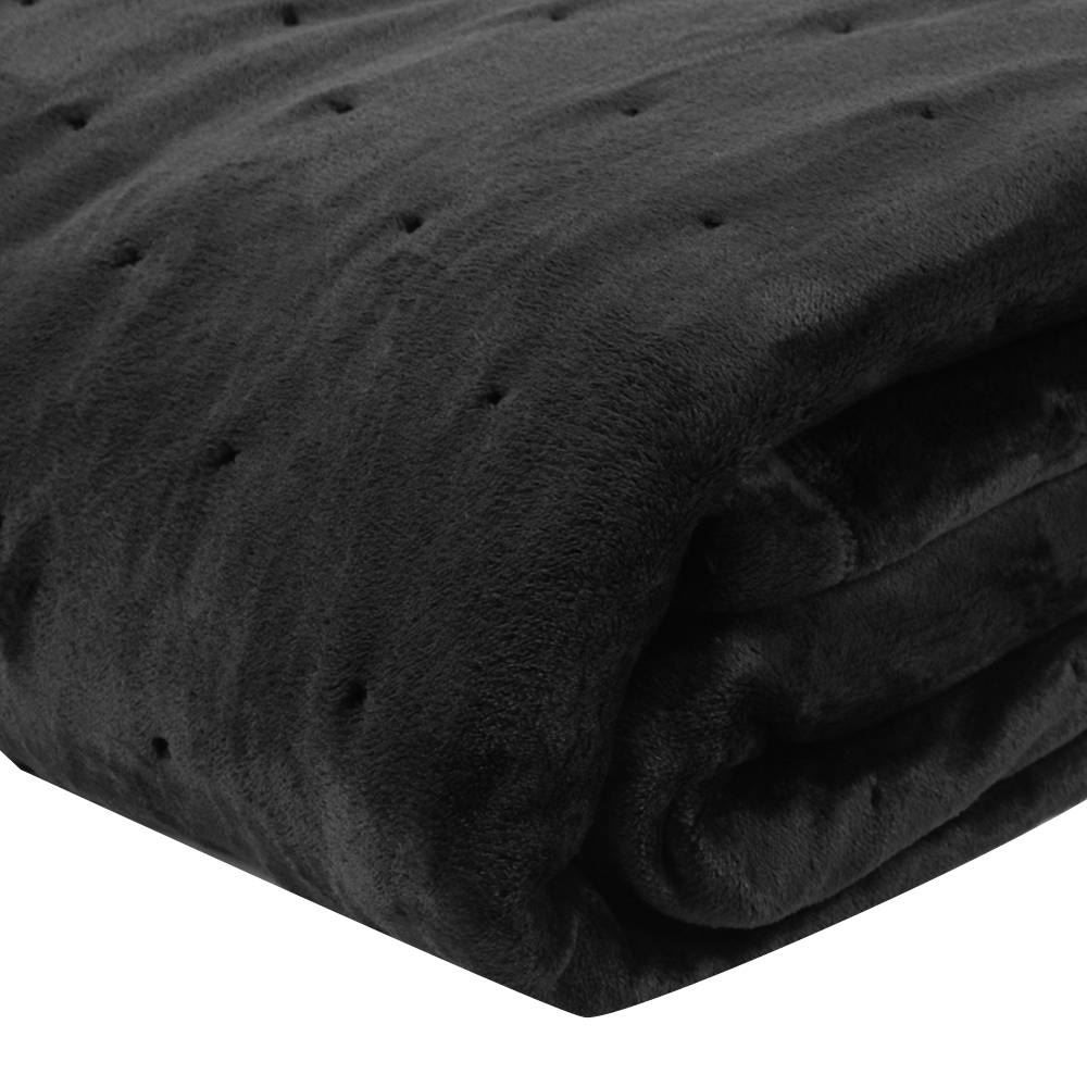 Edredom Casal 100% Poliéster Siena Ultraplush Havan Casa - Onix