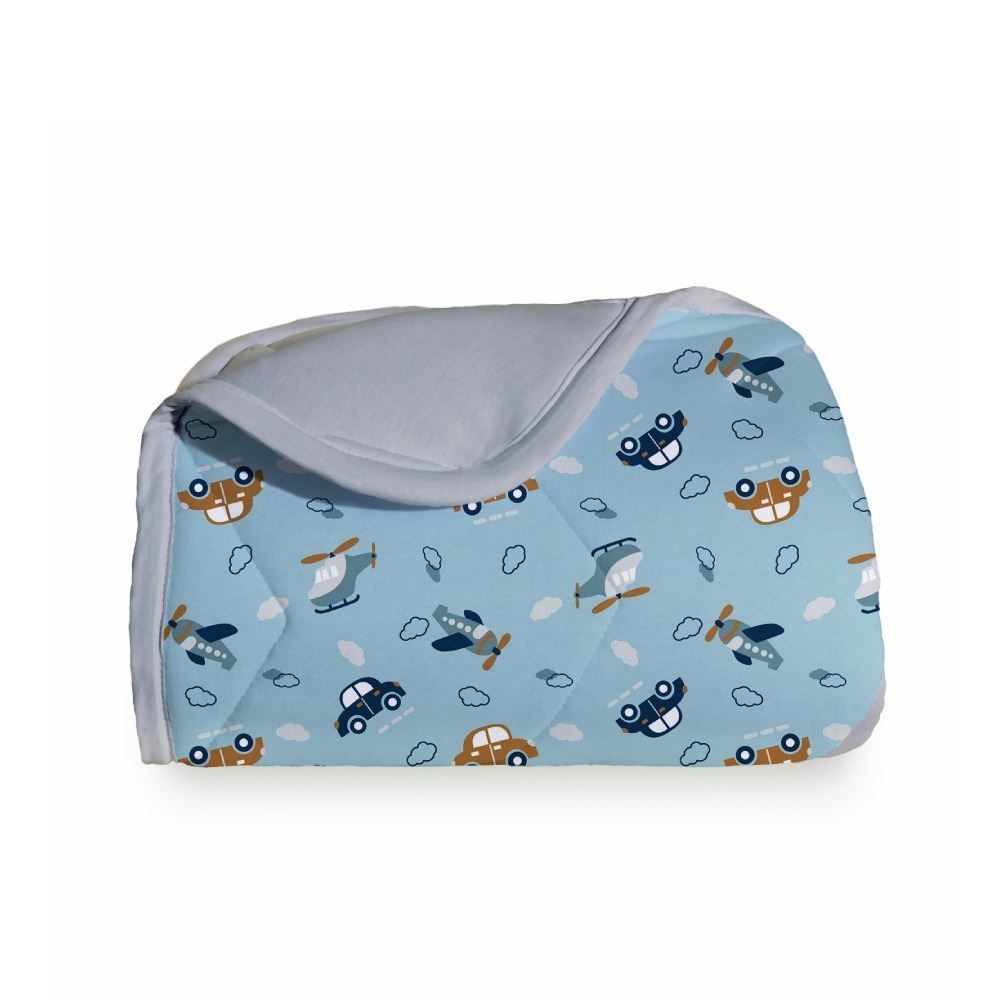 Edredom para Berço Malha 100% Algodão Havan Baby - Viagem