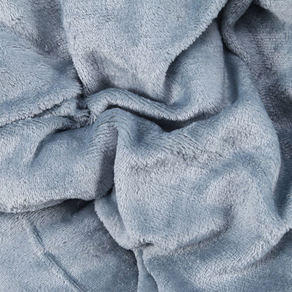 Edredom Queen 100% Poliéster Provence Plush Havan Casa - Grid Verde Azul