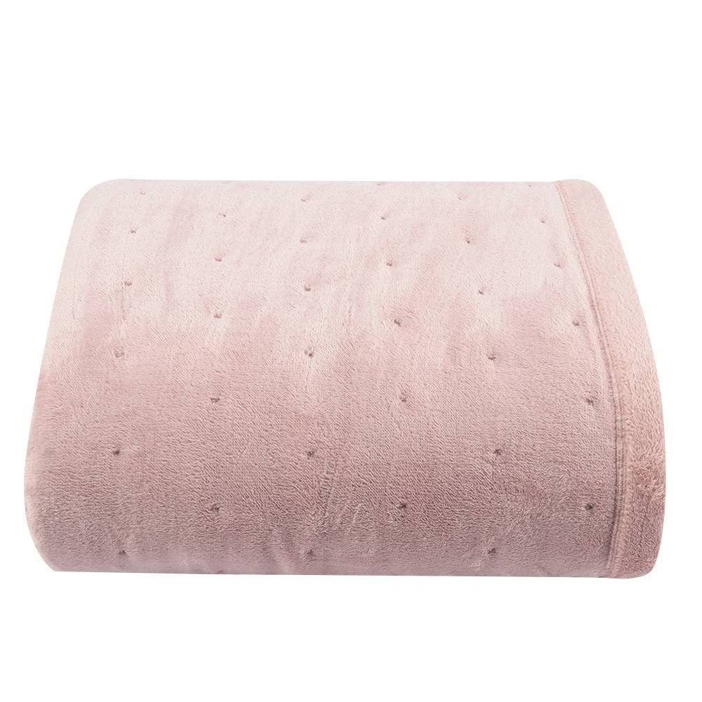 Edredom Queen 100% Poliéster Siena Ultraplush Havan Casa - Rosa Tule