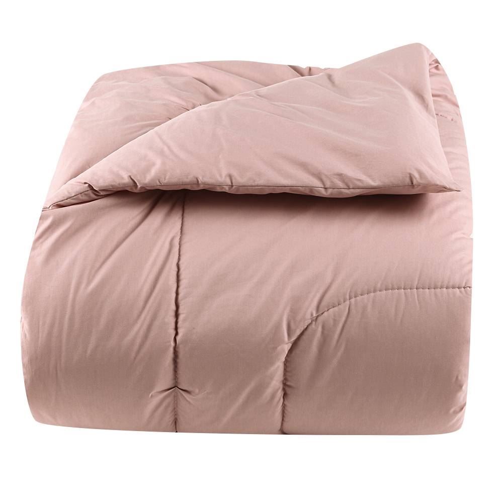 Edredom Queen Percal 200 Fios Buona Fortuna - Rosa Velho