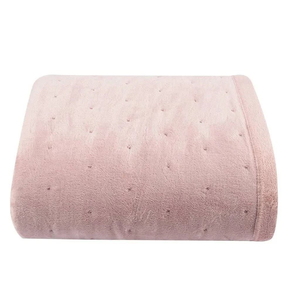 Edredom Solteiro 100% Poliéster Siena Ultraplush Havan Casa - Rosa Tule