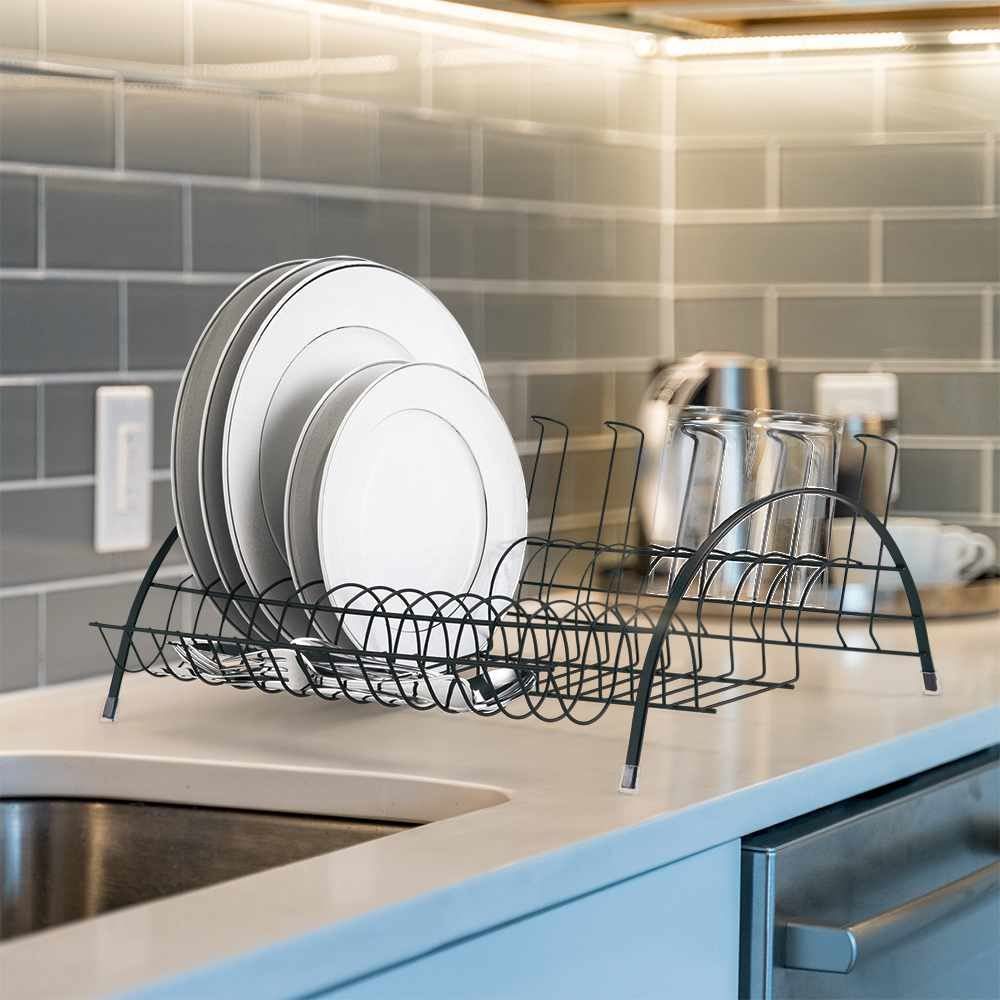 Escorredor De Louça Fantastik Black Arthi - Preto