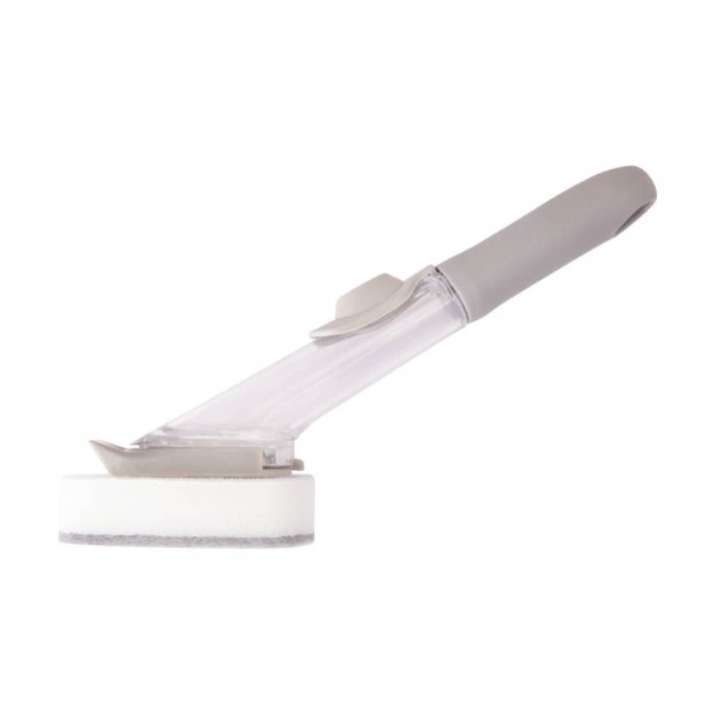 Escova com Porta Detergente 22,5 cm Clink - Cinza