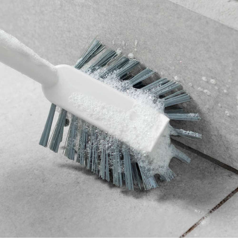 Escova Multiuso Retangular Flow Ou 32Cm - Branco e Cinza