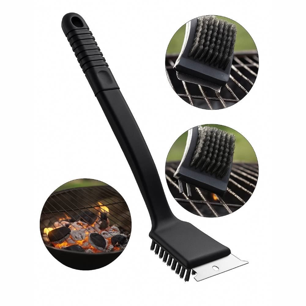 Escova Para Grelha Com Espátula Meghazine - EA8131