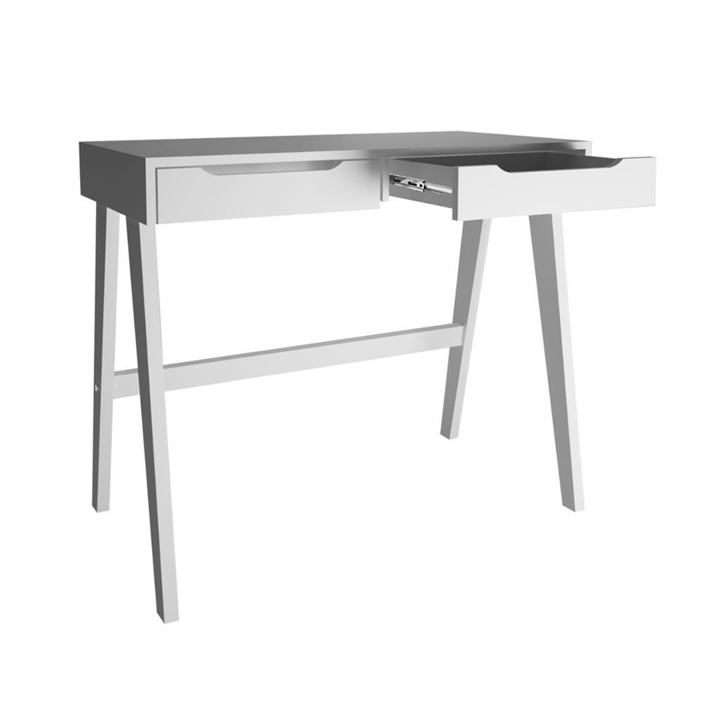 Escrivaninha Em Mdf Com 2 Gavetas Havan Casa - Branco