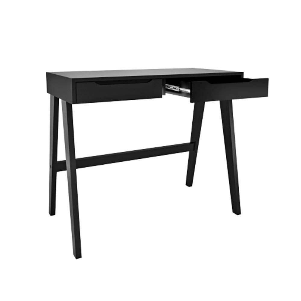 Escrivaninha Em Mdf Com 2 Gavetas Havan Casa - Preto