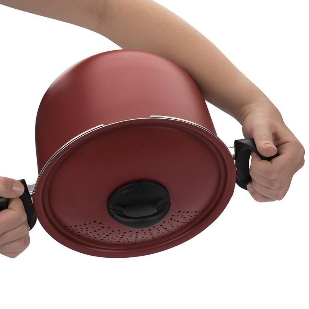 Espagueteira Em Alumínio Especiarias Brinox 5,7 Litros - Cereja