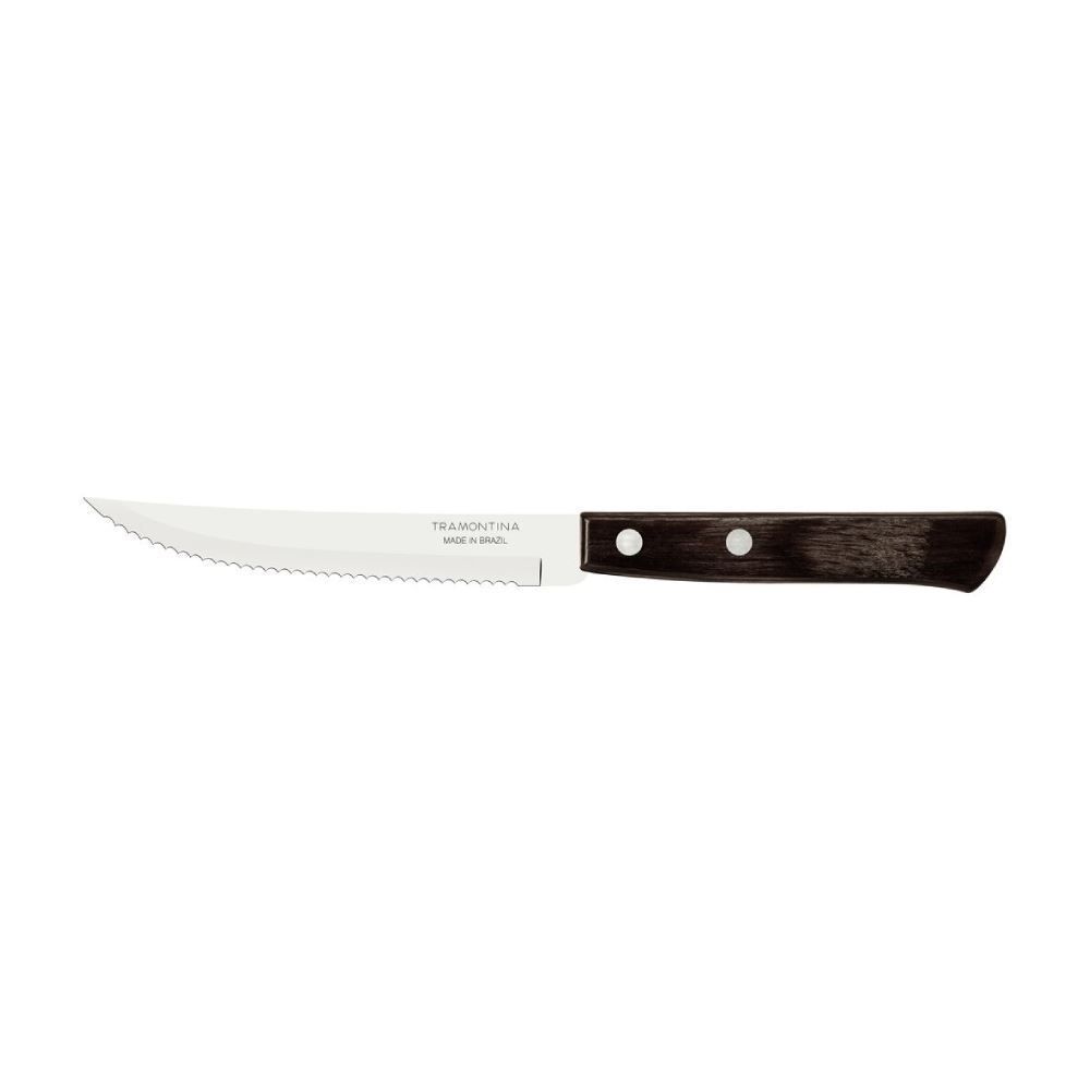 Faca De Churrasco Tramontina Polywood 21,1Cm - Castanho
