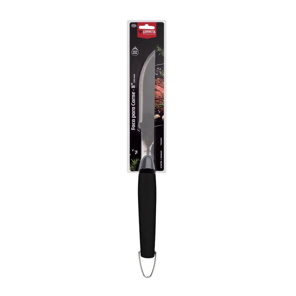 Faca Para Churrasco Texas 8"