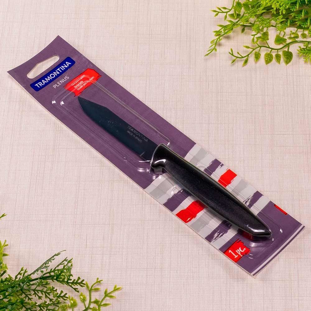 Faca para Legumes Inox Plenus Tramontina - Preto