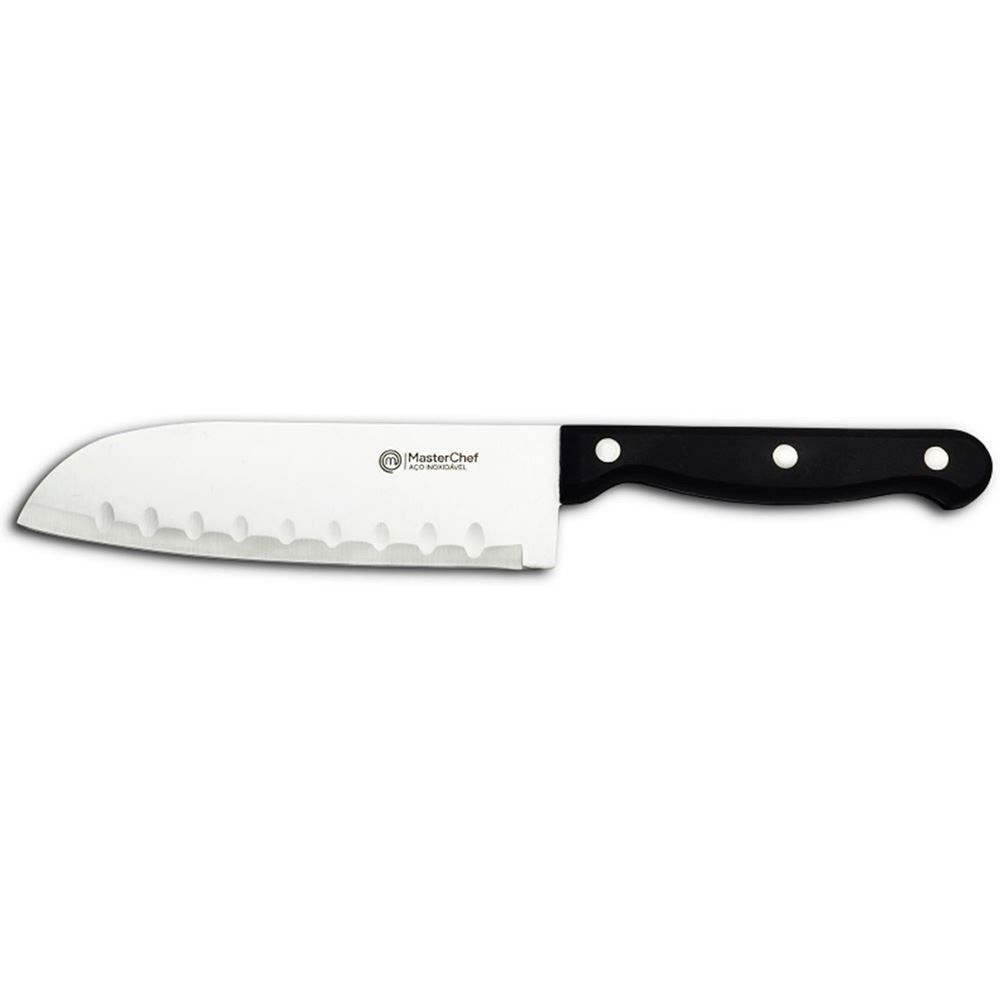 Faca Santoku 7" Quotidien Series Masterchef - Preta
