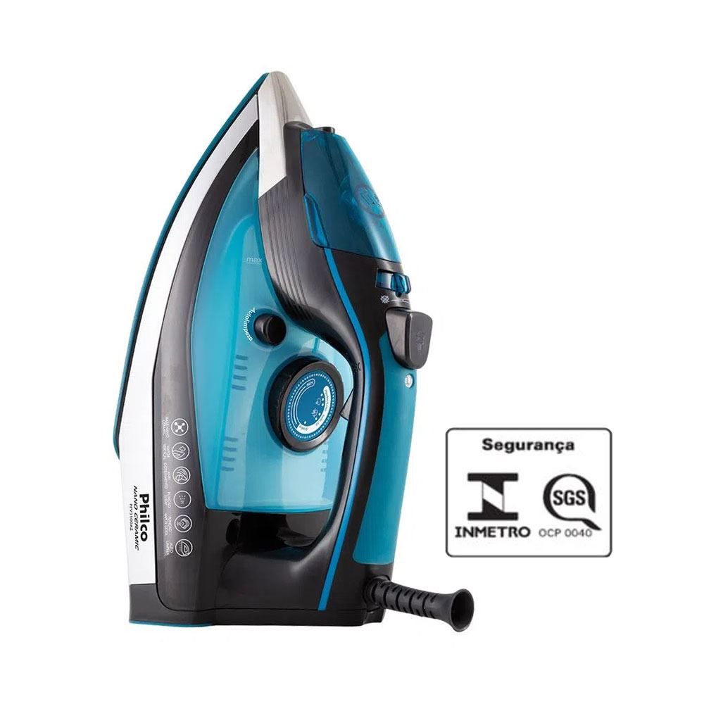 Ferro de Passar a Vapor Philco Titanium Ceramic