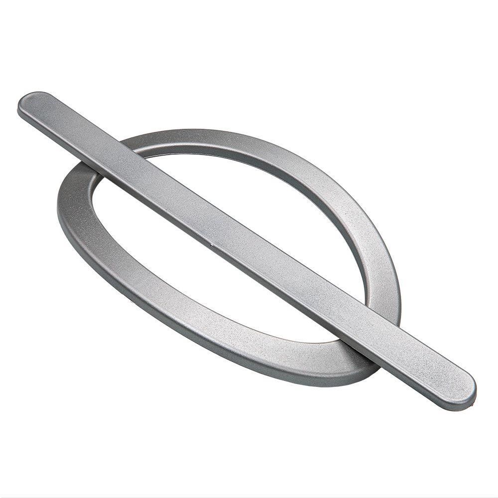 Fivela Oval Bella Arte - Prata Fosco