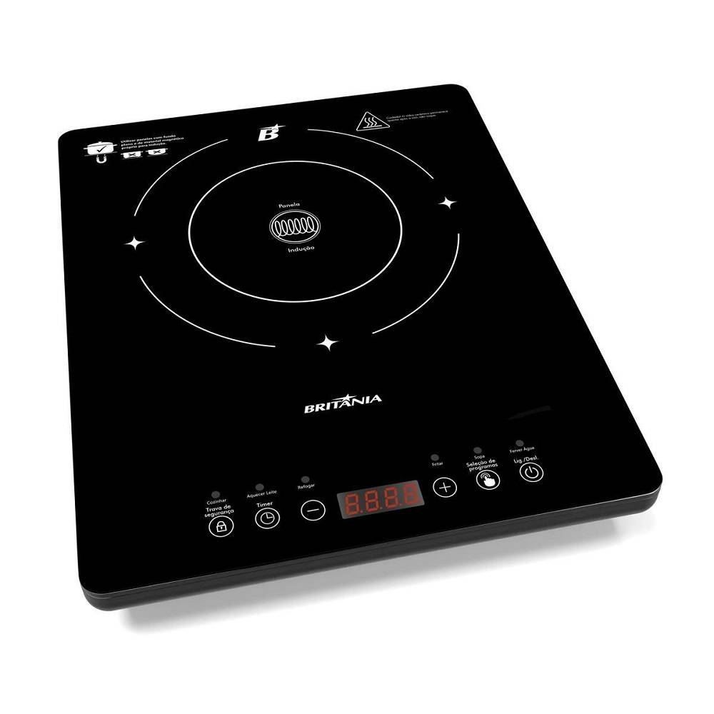 Fogão Cooktop De Indução Britânia 1 Boca BCT10A