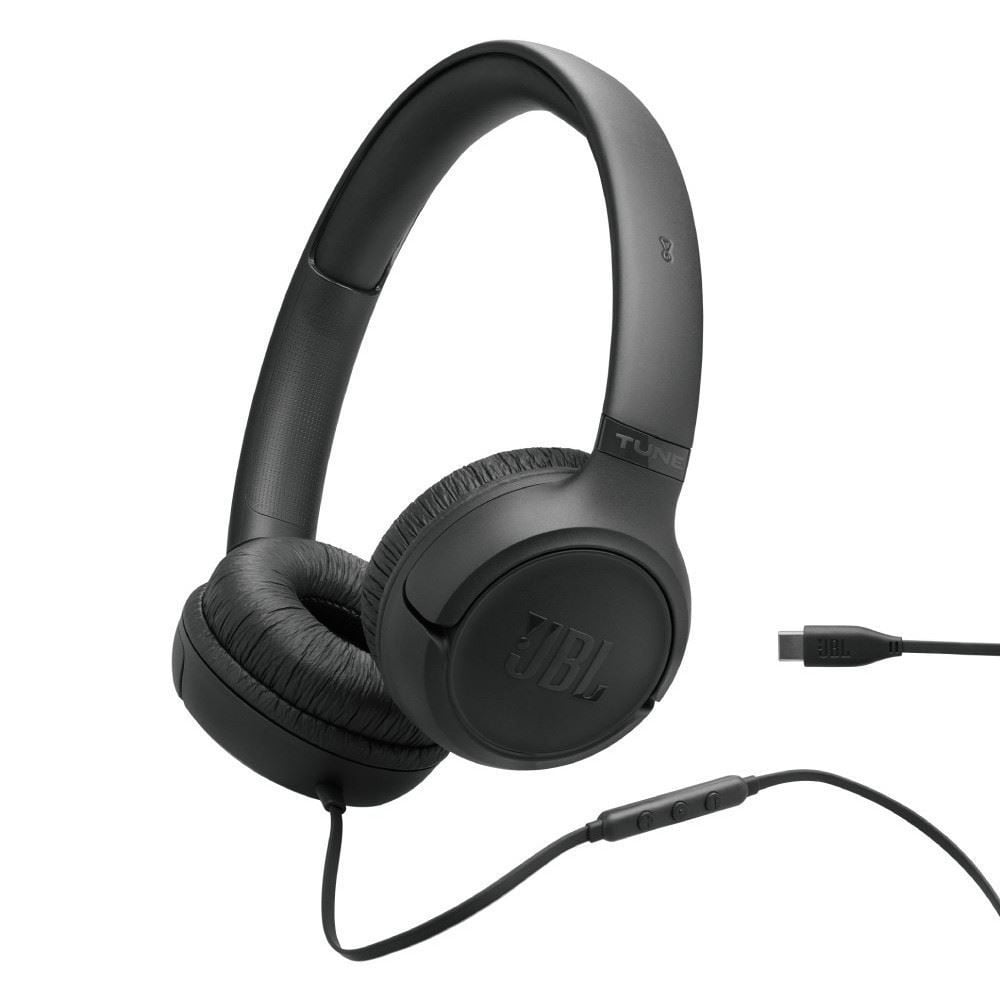 Fone de Ouvido com Fio Usb-C Jbl Tune T530c Preto