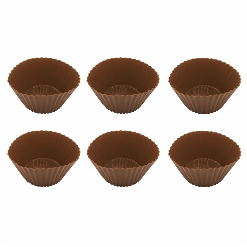 Forma De Cupcake 6 Peças Basic Havan Casa - Caramelo