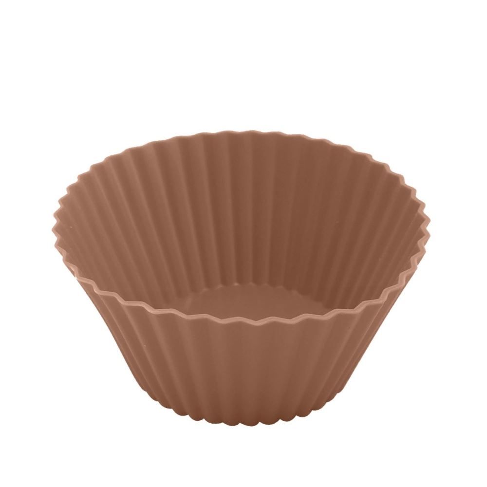Forma de Cupcake 6 Peças Basic Havan Casa - Mocha Mousse