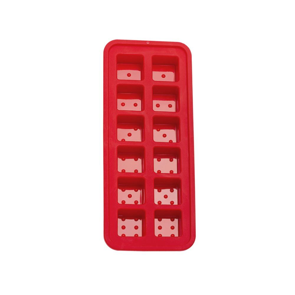 Forma De Silicone Para Gelo Basic Havan Casa  - Vermelho