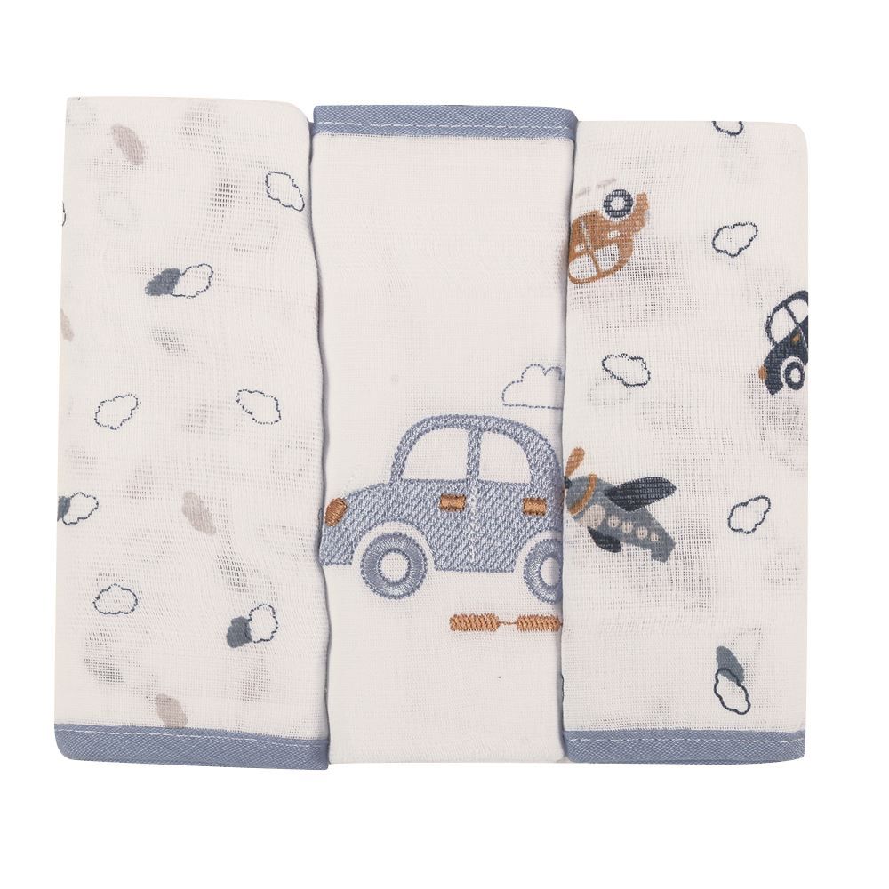 Fralda Estampada Com 3 Peças Havan Baby - Carros