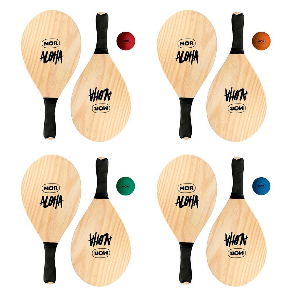 Frescobol De Madeira Aloha Mor - 003699