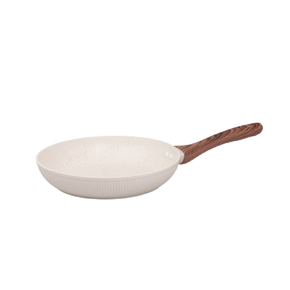 Frigideira Com Tampa Elegance Havan Casa 24 Cm - Baunilha