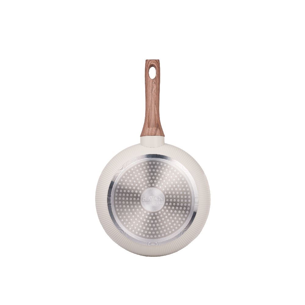 Frigideira Com Tampa Elegance Havan Casa 24 Cm - Baunilha
