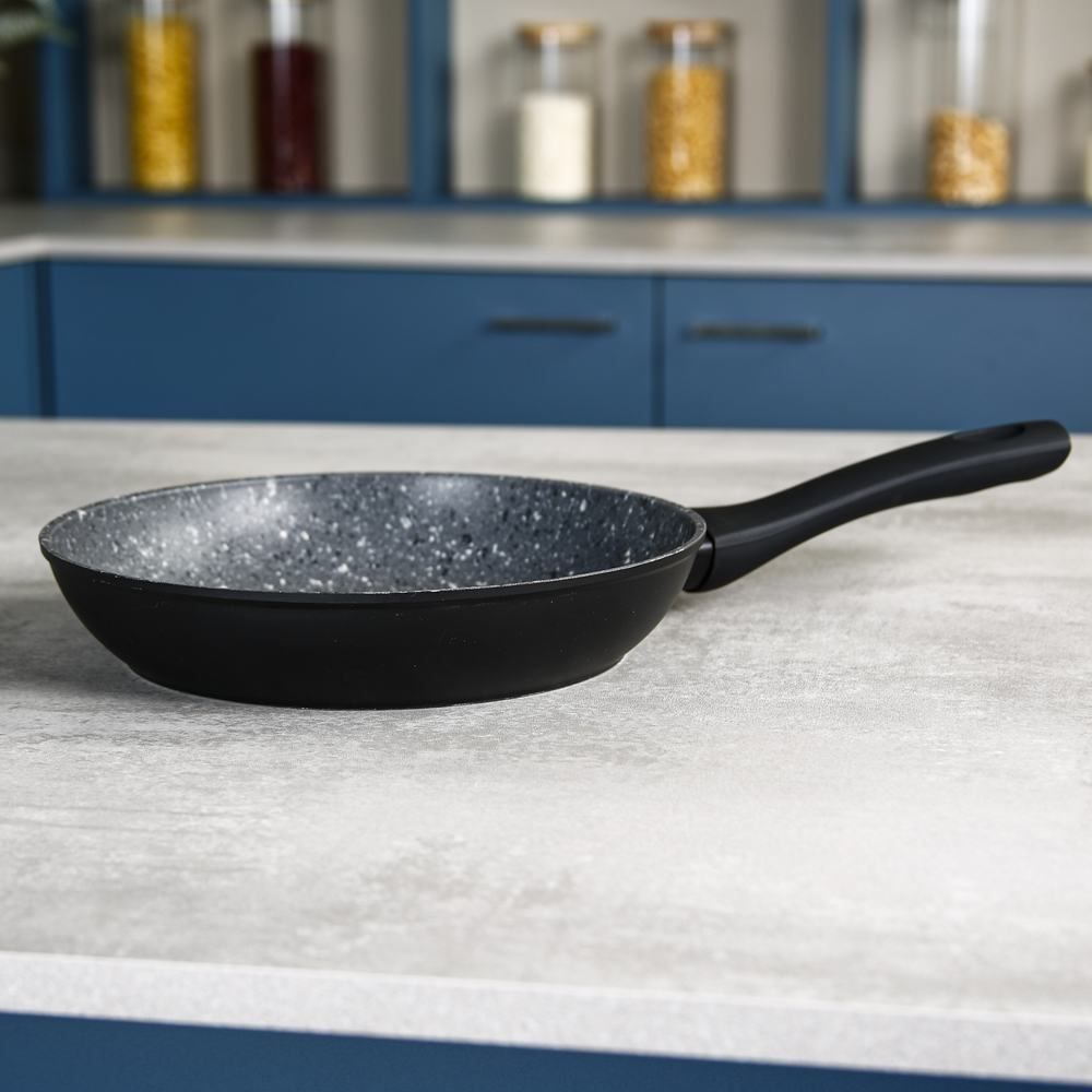 Frigideira De Alumínio E Revestimento Em Granito Ibiza Havan Casa 1L - Preto