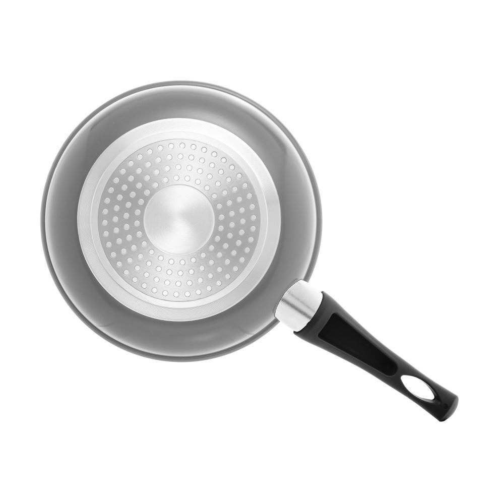 Frigideira De Indução Alumínio Revestida Cerâmica Granilite Lyor 1 Litro - Cinza