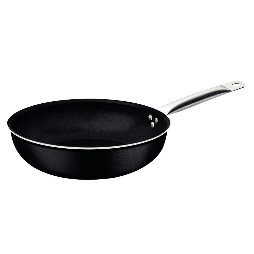 Frigideira Funda Alumínio Starflon Excellent Piemonte Tramontina 4L - Preto