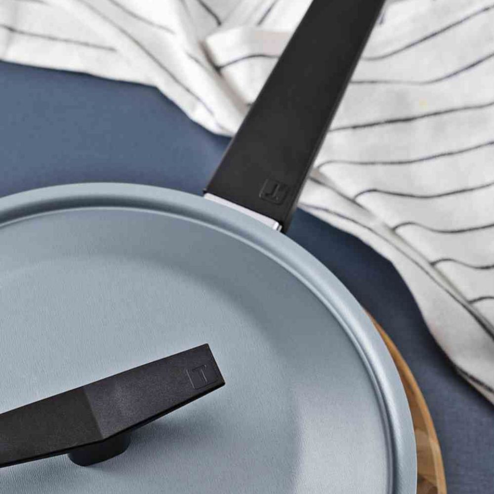 Frigideira Funda Com Tampa Spezia Tramontina 24Cm - Azul Ardosia