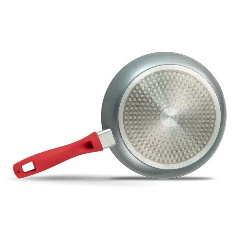 Frigideira Redstone Définitive Philco 1,7L - Cinza com Vermelho