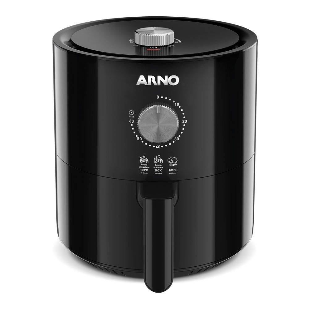 Fritadeira Air Fryer Arno Ultra Mecânica 4,2L Preta UFRP