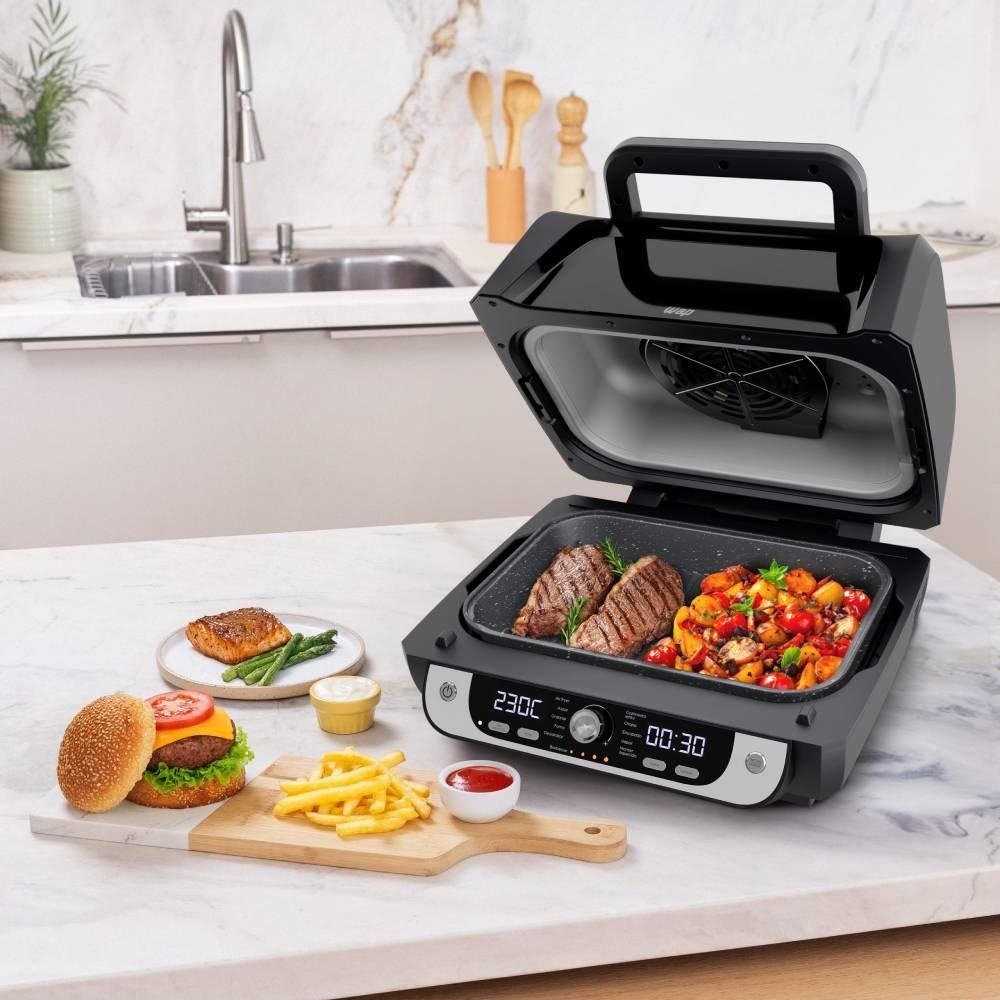 Fritadeira Air Fryer Elétrica Wap 10 Litros 12 em 1 Barbecue