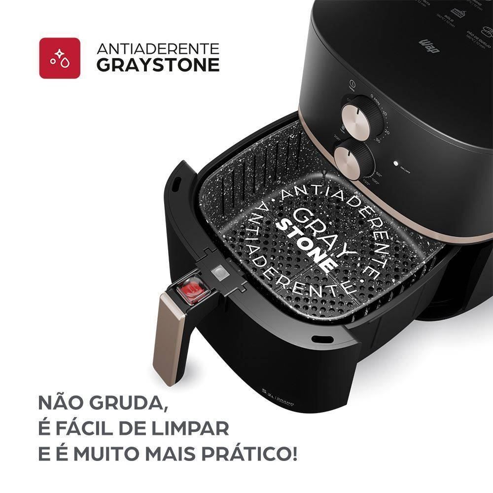 Fritadeira Air Fryer Elétrica Wap 5,2 Litros Grand Family