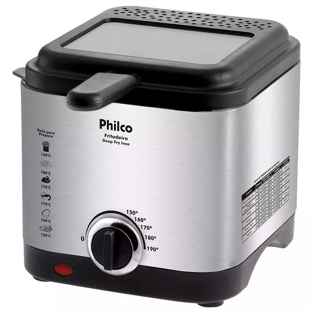 Fritadeira Philco Deep Fry Inox 1,8L 900W