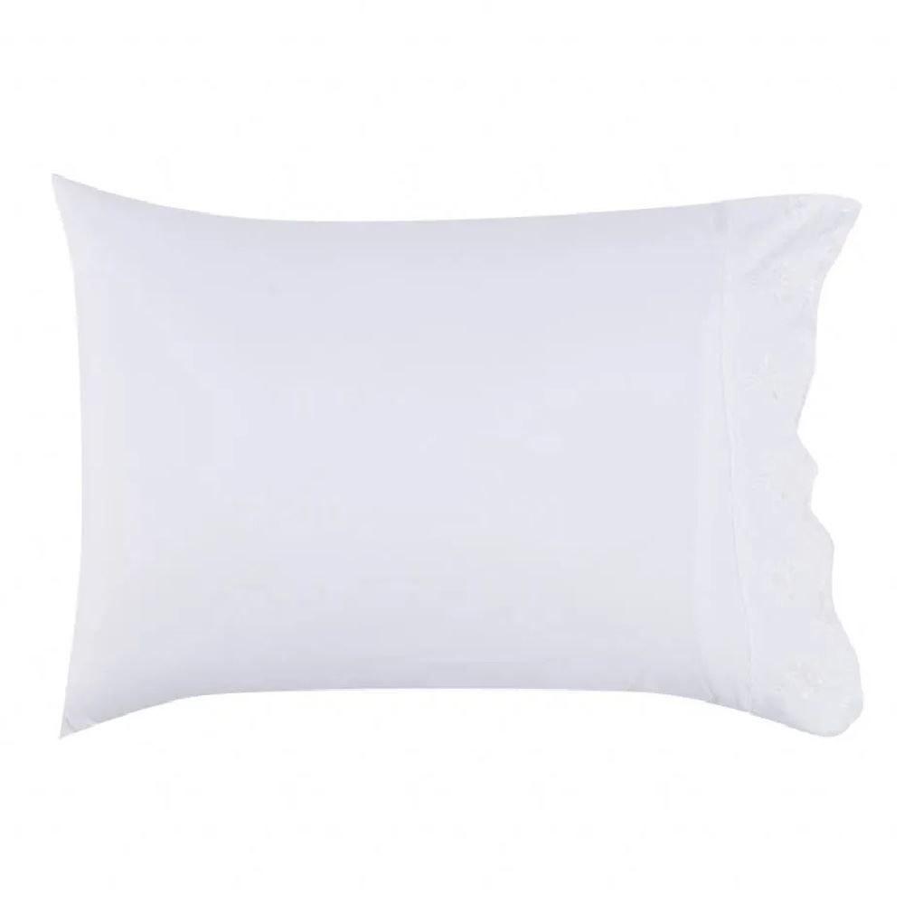 Fronha Avulsa Com Renda Havan Casa 1 Pç - Branco