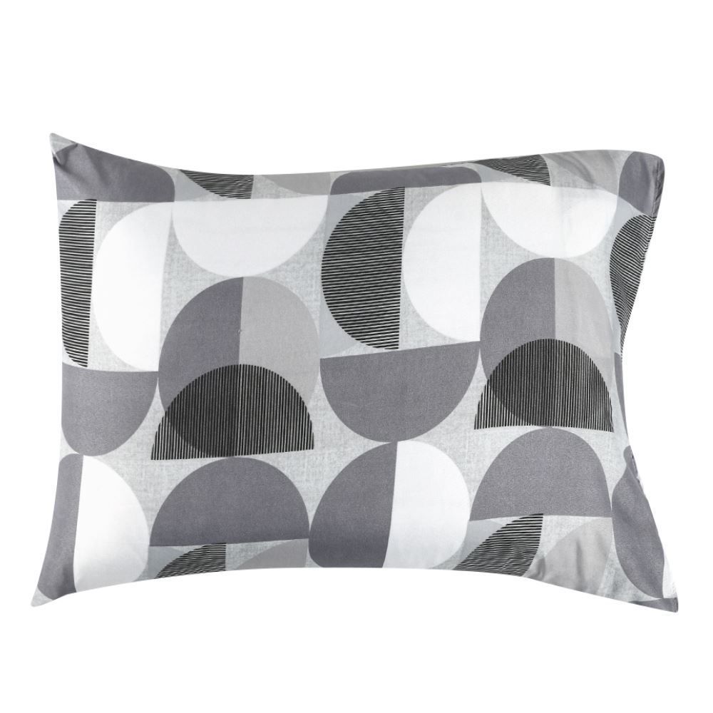 Fronha Avulsa Microfibra Estampada 100% Poliéster Havan Casa - Luccius Cinza