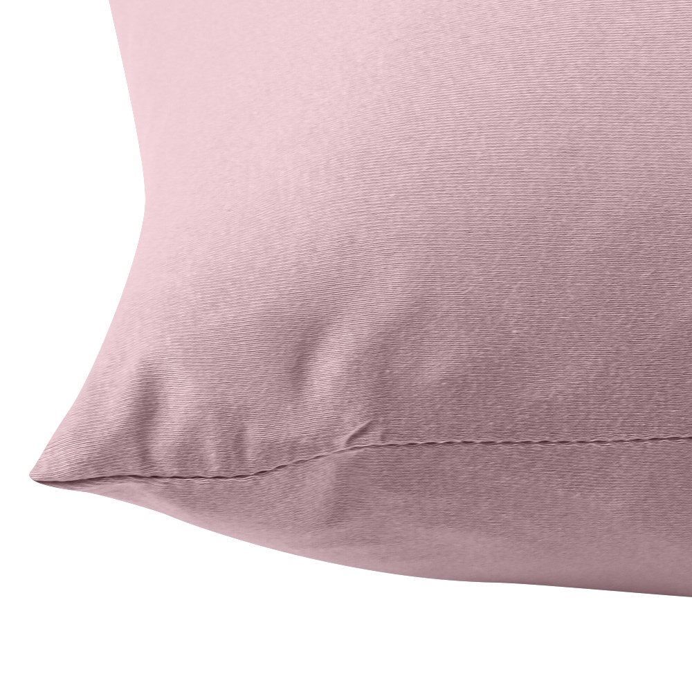 Fronha Avulsa 100% Algodão Malha Fio Penteado Havan Casa 1 Pç - Rosa Bebê