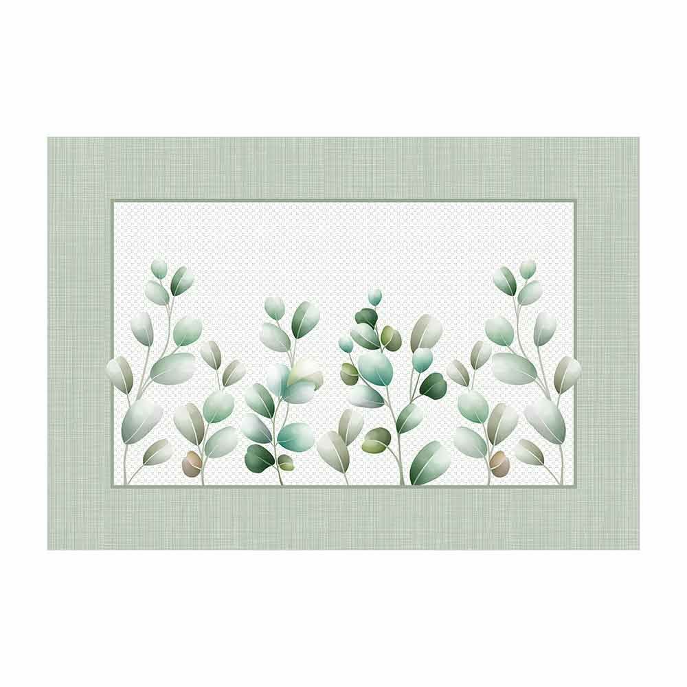 Fundo De Prato 45 X 31 Cm Clean Renova Döhler - Folhas Verdes
