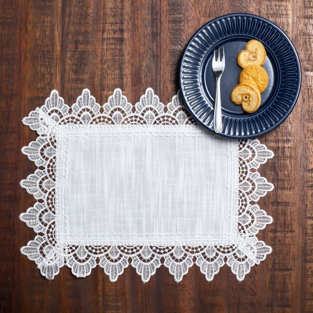 Jogo Americano De Tecido Guipir Havan Casa - Paris