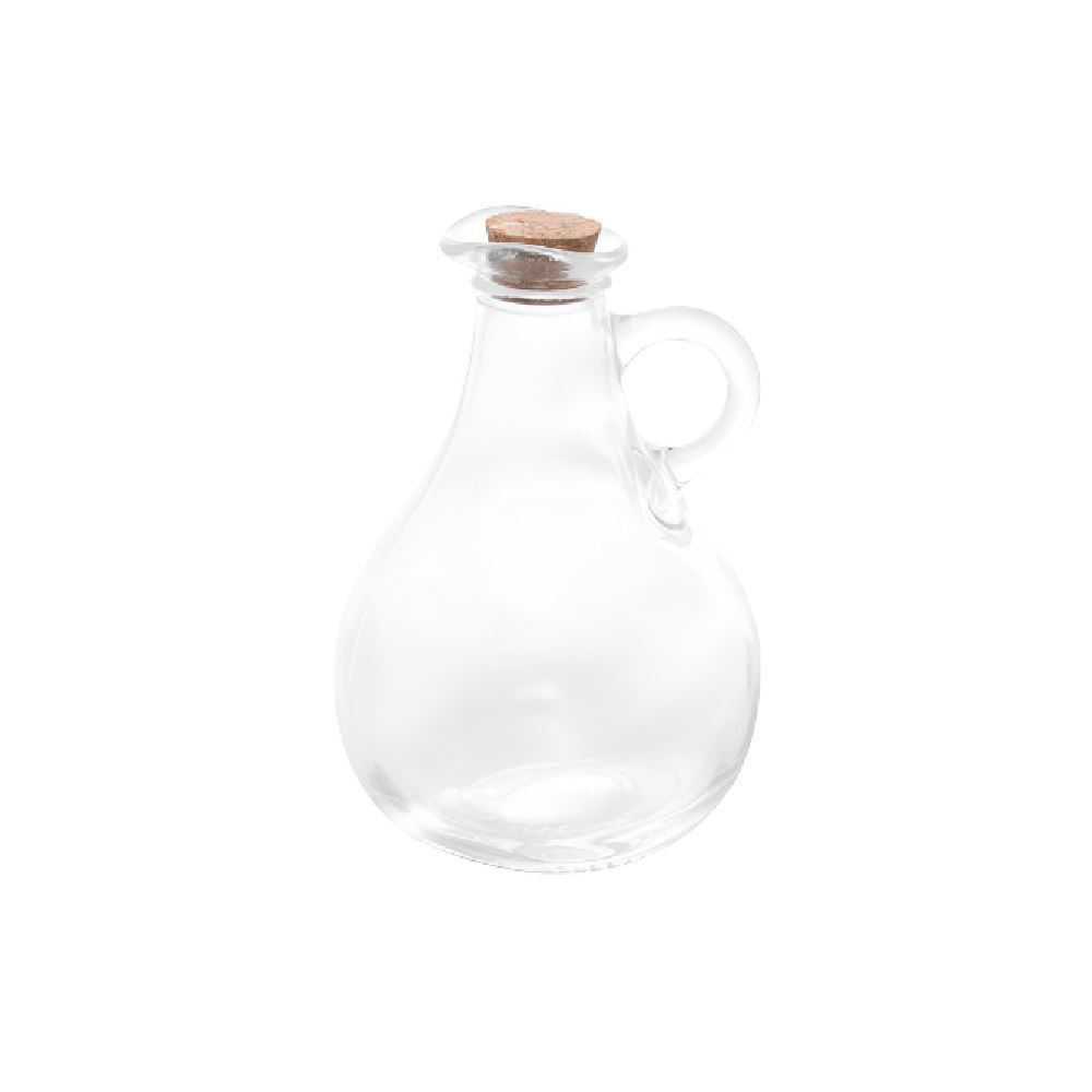 Galheteiro De Vidro Com Tampa Rolha Lyor 320 Ml - Transparente